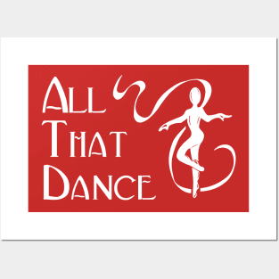 ATD & dancer girl (white) Posters and Art